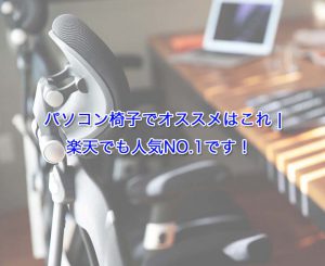 パソコン椅子はこれに決まり | 楽天でも人気NO.1です！