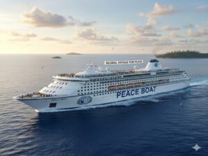 【取材】ピースボートの船内活動や生活実態を語ってくれました